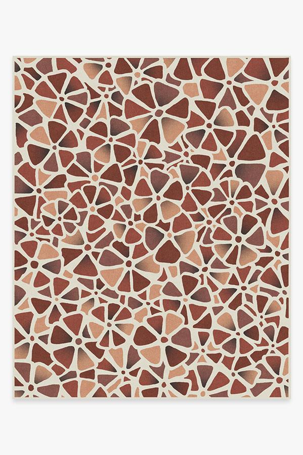 Oleander Rouge Rug 8'x10' | Stain-Resistant