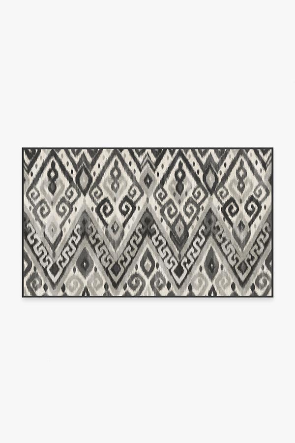 Orissa Grey Rug 3'x5' | Stain-Resistant