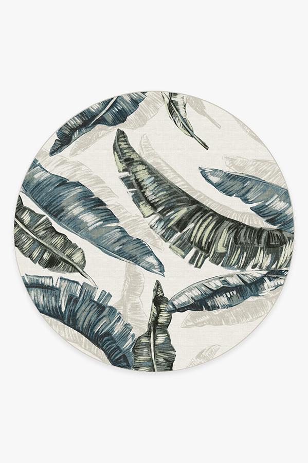 Palma Jade Rug 8' Round | Stain-Resistant