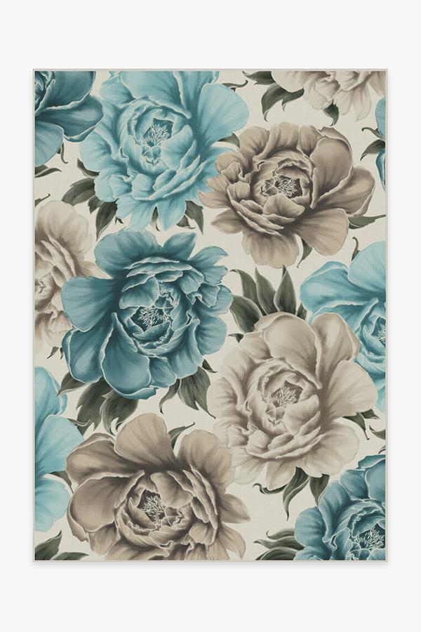 Peony Jade Rug 5'x7' | Stain-Resistant