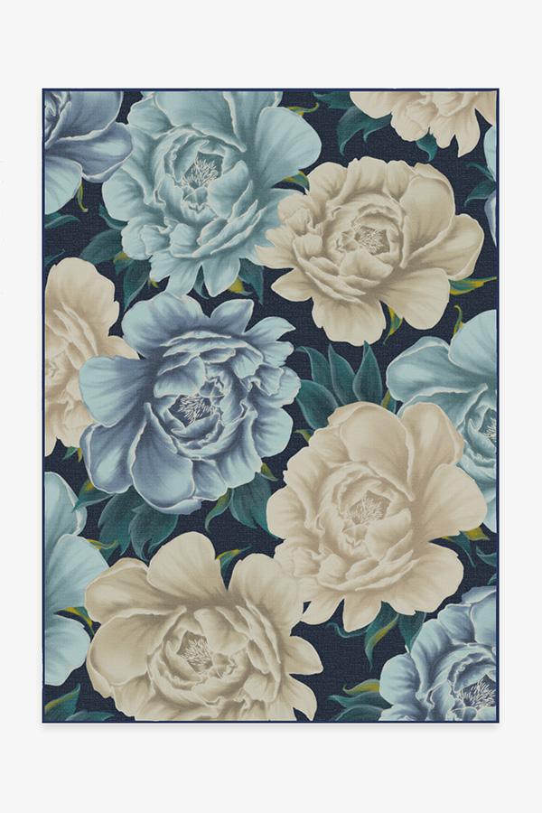 Peony Midnight Rug 5'x7' | Stain-Resistant