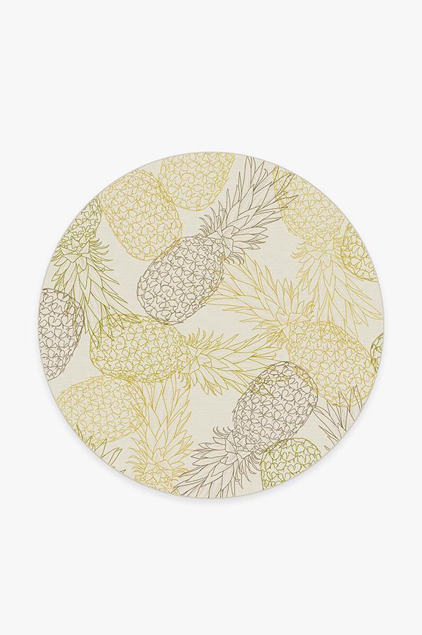 Pina Natural Rug 6' Round | Stain-Resistant