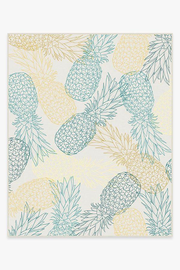 Pina Teal Rug 8'x10' | Stain-Resistant