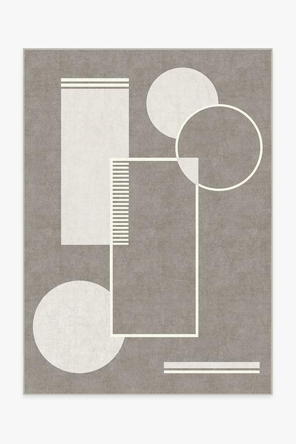 Plano Grey Rug 5'x7' | Stain-Resistant