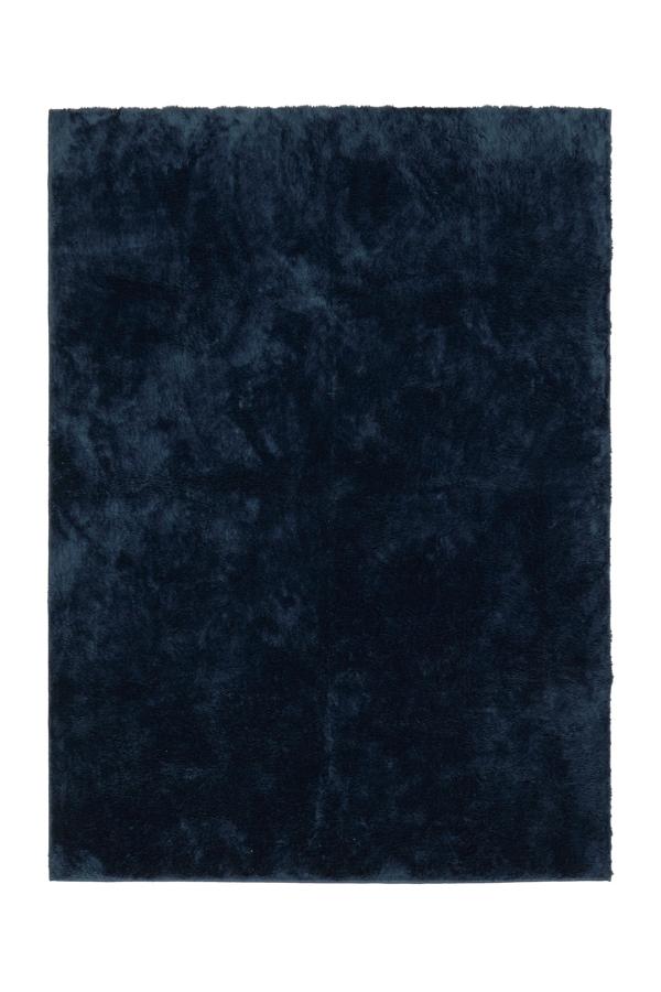 Midnight Ocean Blue Plush Rug 5'x7' | Stain-Resistant
