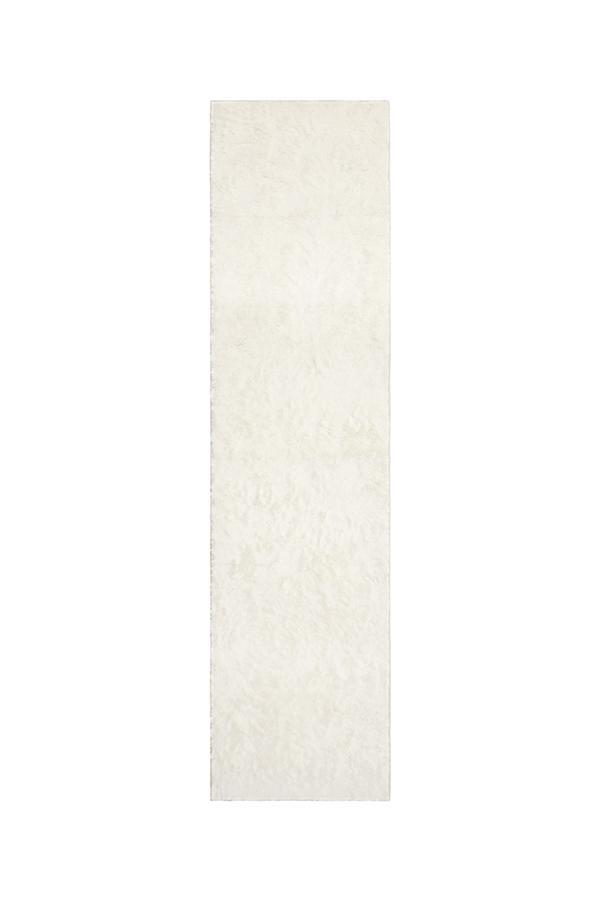 Polar White Plush Rug 2.5'x10' | Stain-Resistant