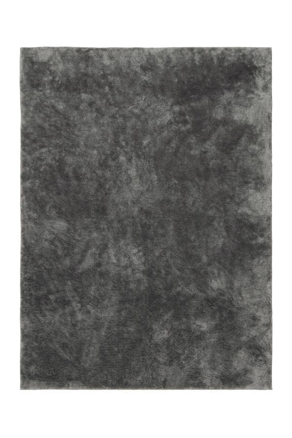 Stormy Grey Plush Rug 5'x7' | Stain-Resistant