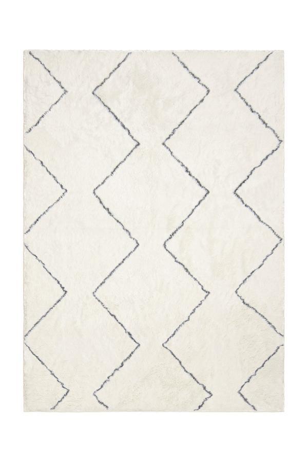 Moroccan Zigzag Plush Rug 5'x7' | Stain-Resistant