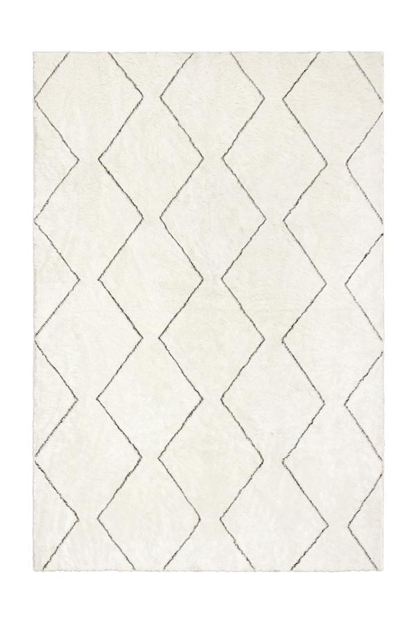 Moroccan Zigzag Plush Rug 6'x9' | Stain-Resistant