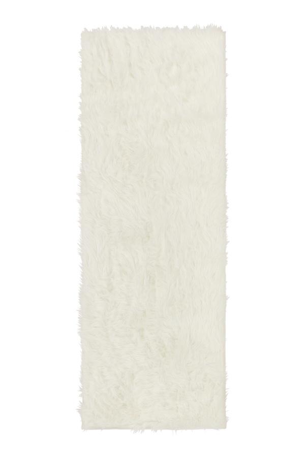 Polar White Shag Rug 2.5'x7' | Stain-Resistant