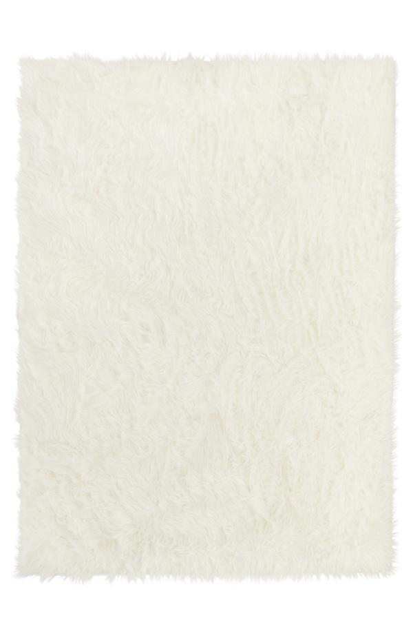 Polar White Shag Rug 5'x7' | Stain-Resistant