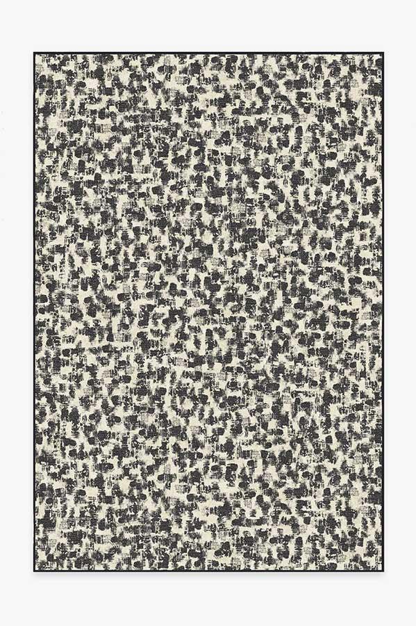 Ponto Black & White Rug 6'x9' | Stain-Resistant