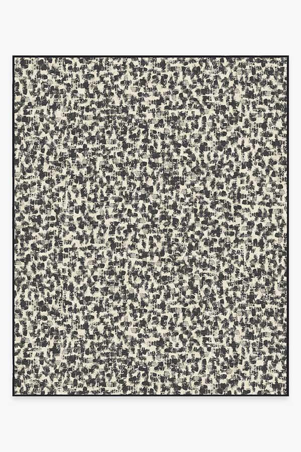 Ponto Black & White Rug 8'x10' | Stain-Resistant