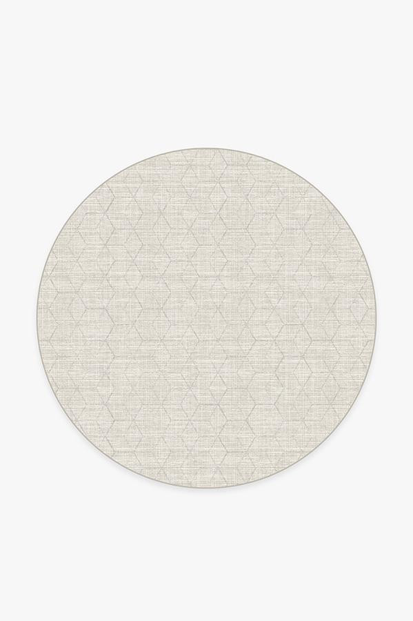 Prisma Monochrome Rug 6' Round | Stain-Resistant