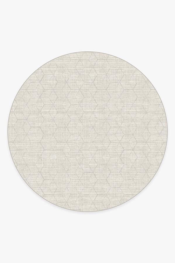 Prisma Monochrome Rug 8' Round | Stain-Resistant