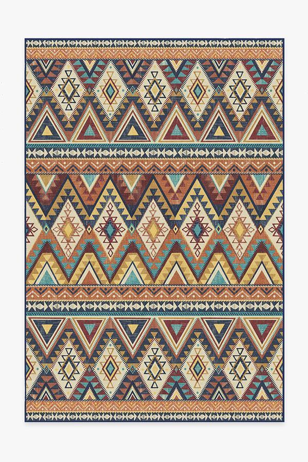 Pueblo Multicolor Rug 6'x9' | Stain-Resistant