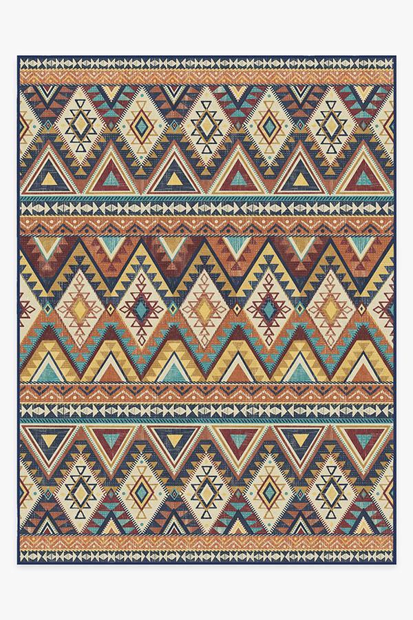 Pueblo Multicolor Rug 9'x12' | Stain-Resistant