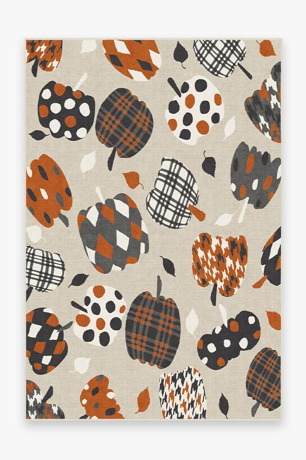 Pumpkin Orange Rug 6'x9' | Stain-Resistant