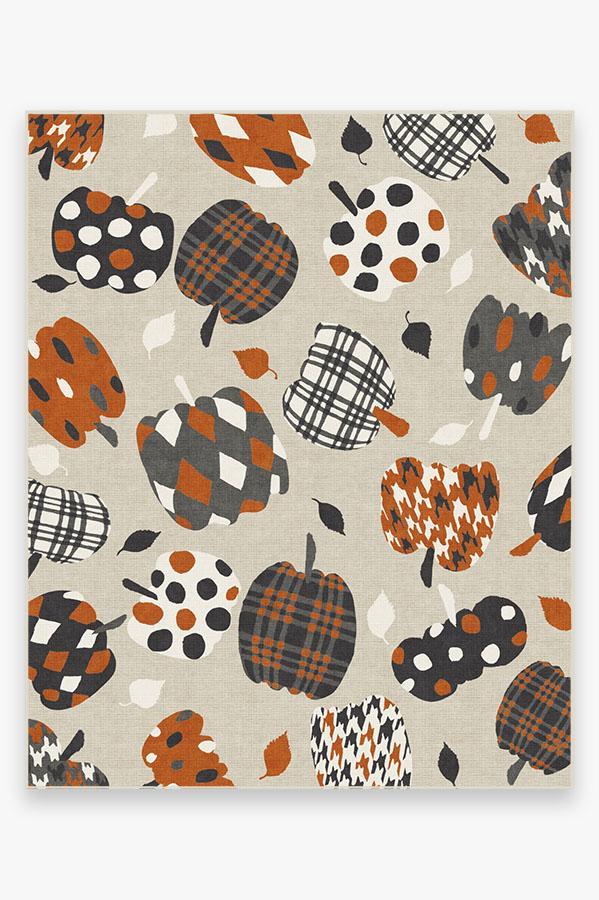 Pumpkin Orange Rug 8'x10' | Stain-Resistant
