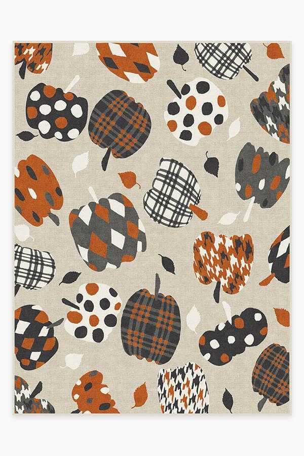 Pumpkin Orange Rug 9'x12' | Stain-Resistant
