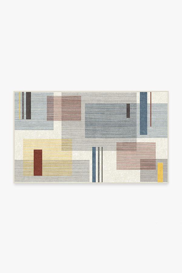 Quadra Primary Rug 3'x5' | Stain-Resistant