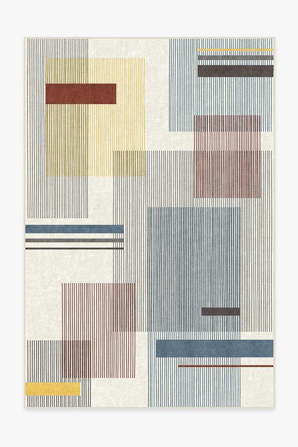 Quadra Primary Rug 6'x9' | Stain-Resistant