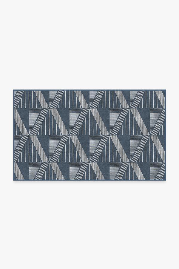 Ragazzo Blue Rug 3'x5' | Stain-Resistant
