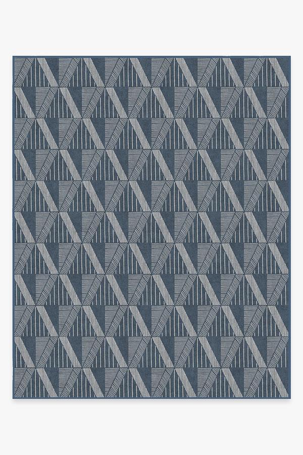 Ragazzo Blue Rug 8'x10' | Stain-Resistant