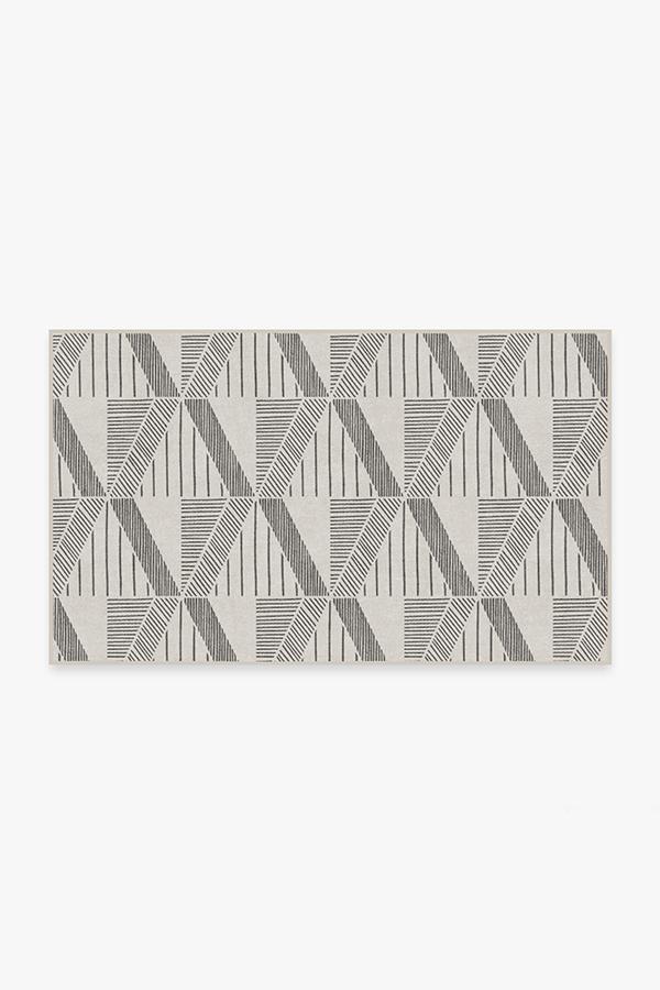 Ragazzo Light Grey Rug 3'x5' | Stain-Resistant