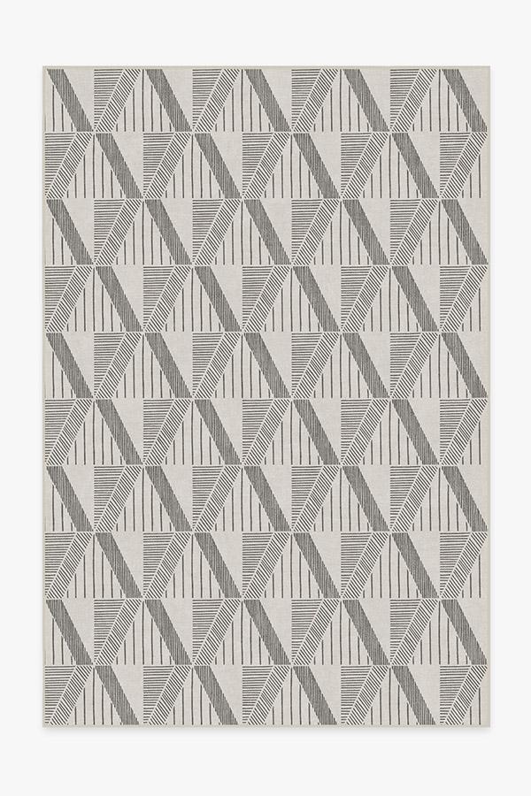 Ragazzo Light Grey Rug 6'x9' | Stain-Resistant