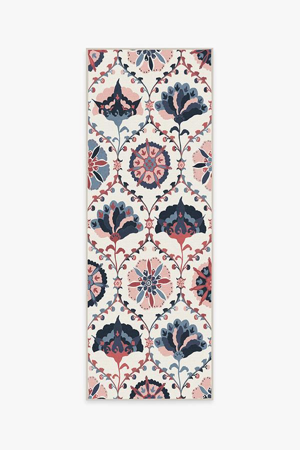 Safi Pink Rug 2.5'x7' | Stain-Resistant