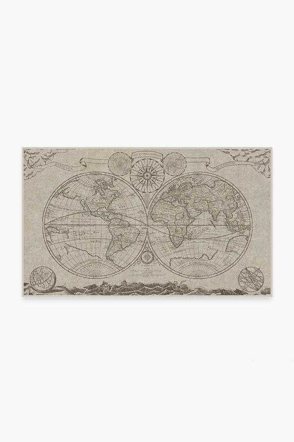 Sailor's Map Rug 3'x5' | Stain-Resistant