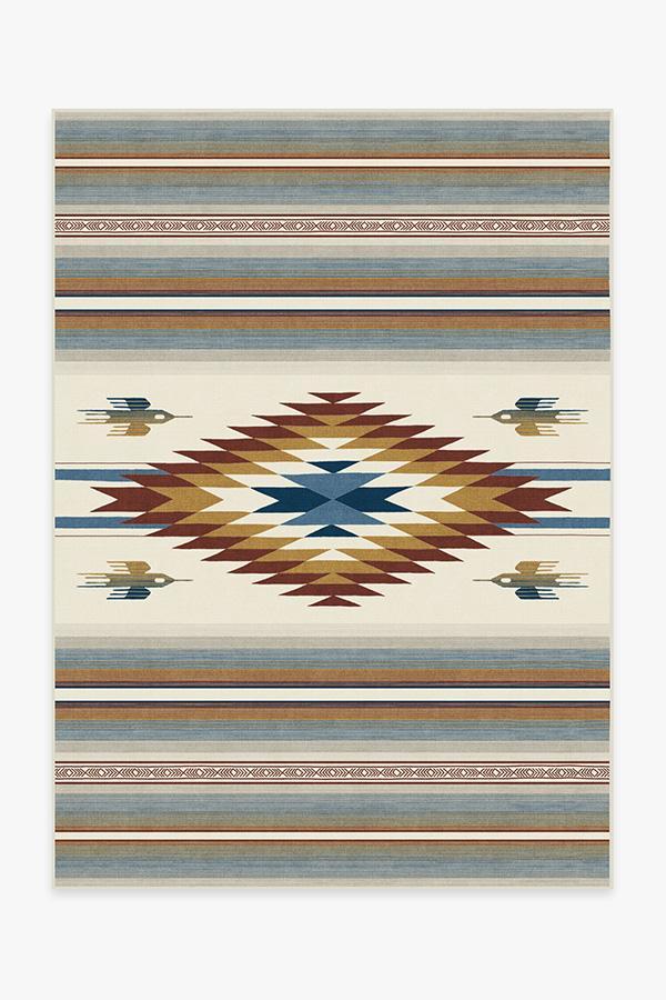 Saltillo Polychrome Rug 5'x7' | Stain-Resistant