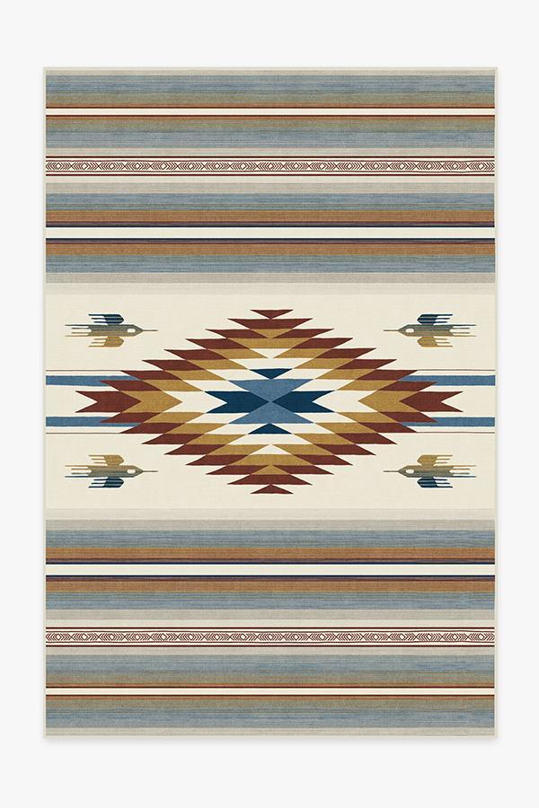 Saltillo Polychrome Rug 6'x9' | Stain-Resistant