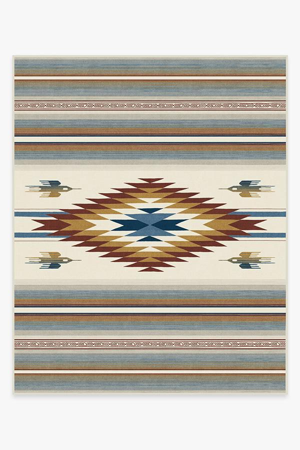 Saltillo Polychrome Rug 8'x10' | Stain-Resistant
