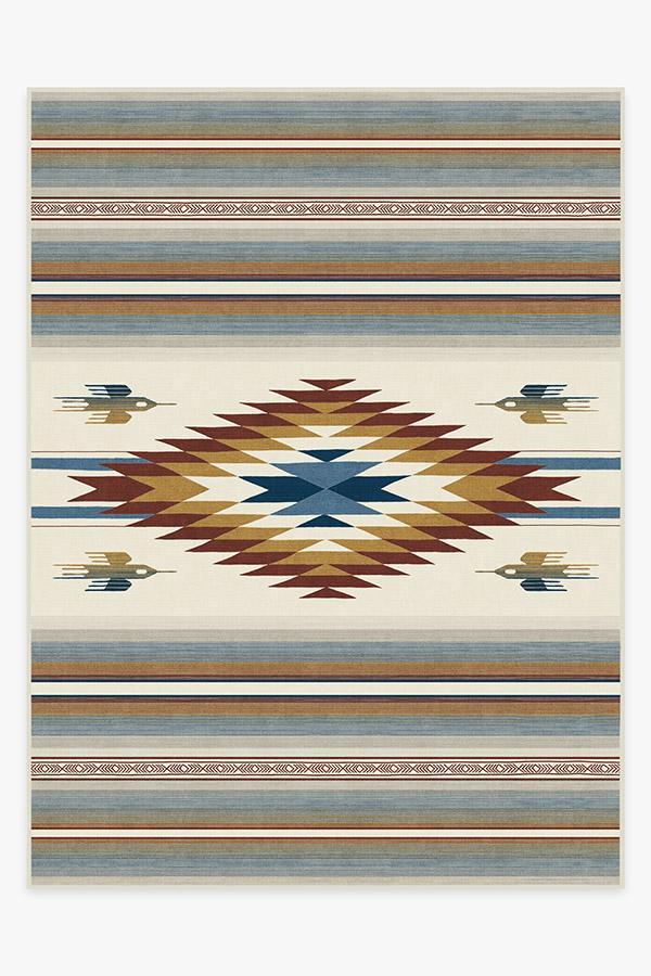 Saltillo Polychrome Rug 9'x12' | Stain-Resistant