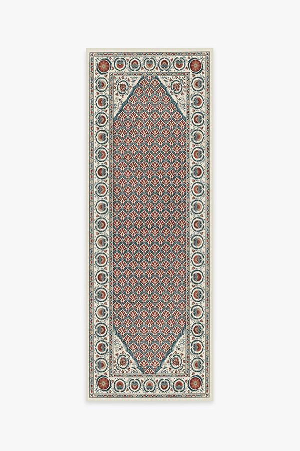 Samira Suzani Imari Rug 2.5'x7' | Stain-Resistant