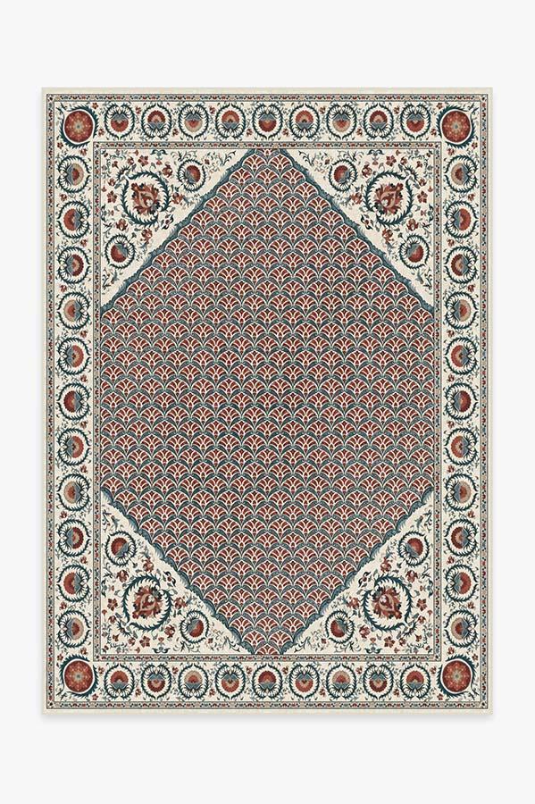 Samira Suzani Imari Rug 5'x7' | Stain-Resistant