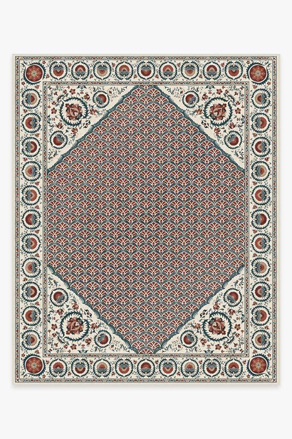 Samira Suzani Imari Rug 8'x10' | Stain-Resistant