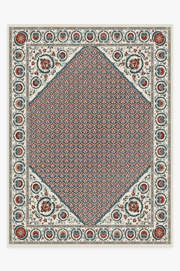 Samira Suzani Imari Rug 9'x12' | Stain-Resistant
