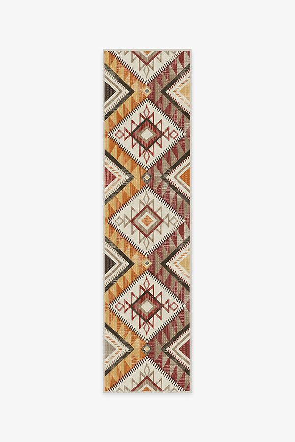 Santa Fe Multicolor Rug 2.5'x10' | Stain-Resistant