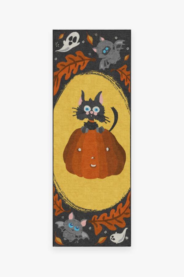 Scaredy Cat Rug 2.5'x7' | Stain-Resistant