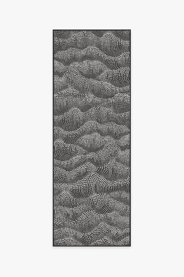 Sela Charcoal Rug 2.5'x10' | Stain-Resistant