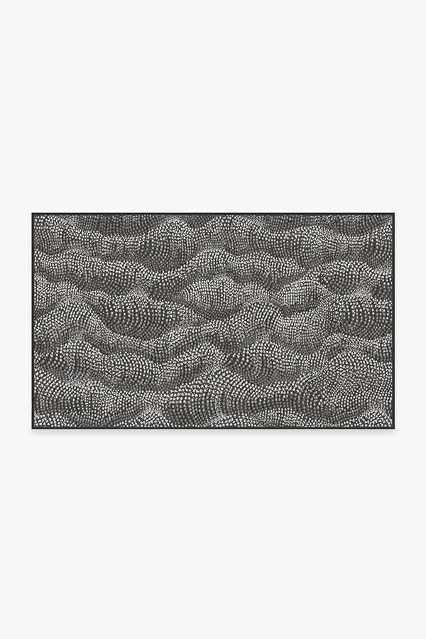 Sela Charcoal Rug 3'x5' | Stain-Resistant
