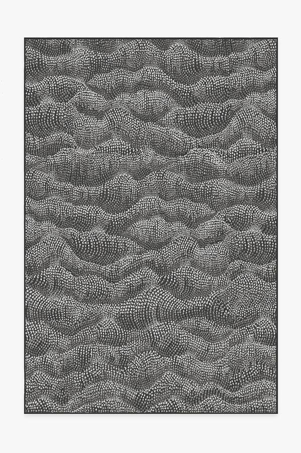 Sela Charcoal Rug 6'x9' | Stain-Resistant