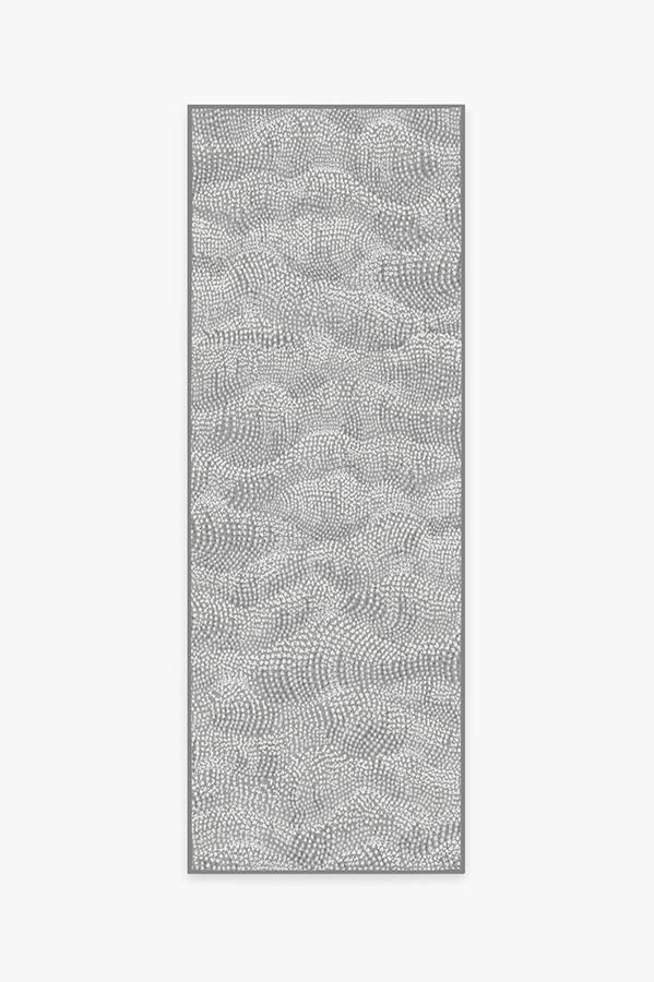 Sela Grey Rug 2.5'x7' | Stain-Resistant