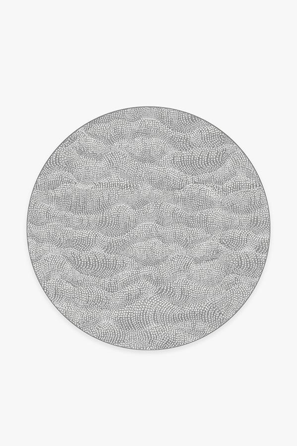 Sela Grey Rug 6' Round | Stain-Resistant