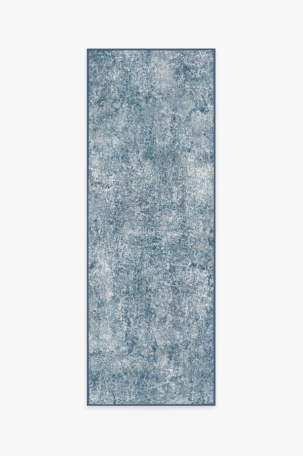 Serenata Slate Blue Rug 2.5'x7' | Stain-Resistant