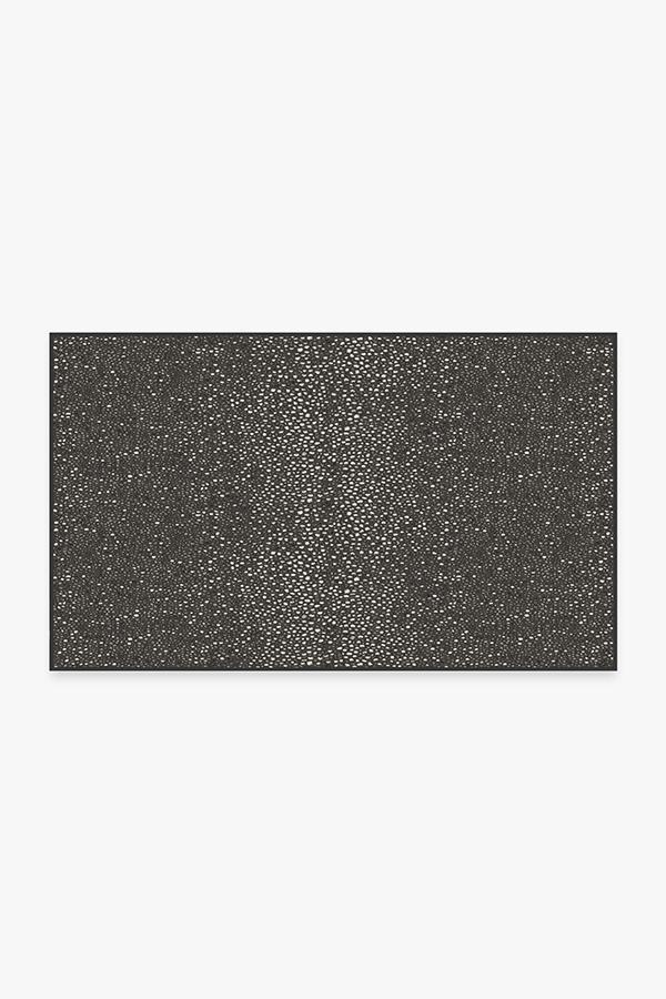 Shagreen Charcoal Rug 3'x5' | Stain-Resistant