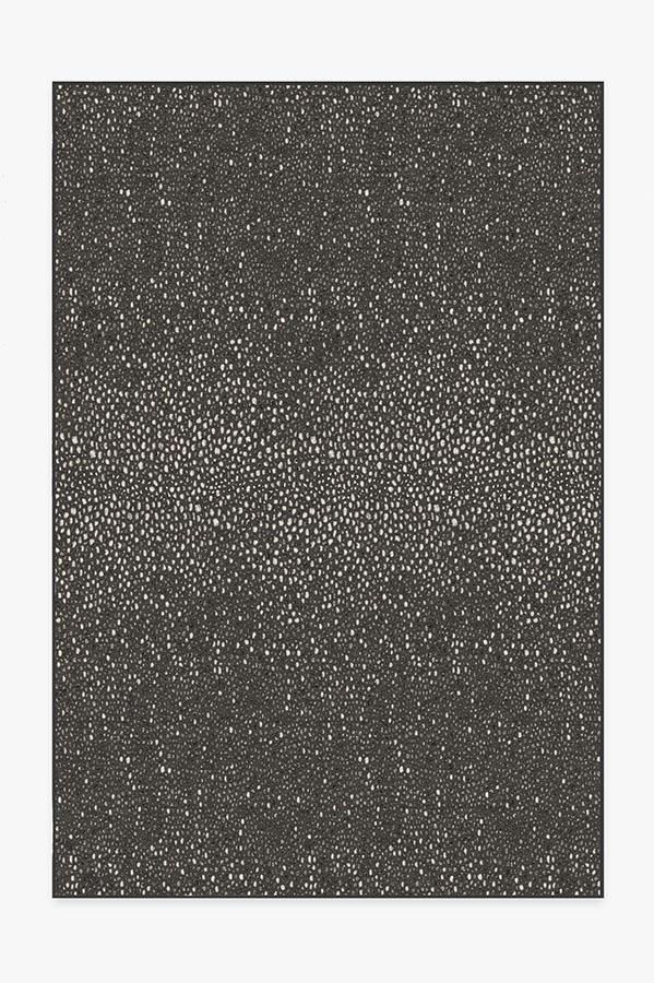 Shagreen Charcoal Rug 6'x9' | Stain-Resistant